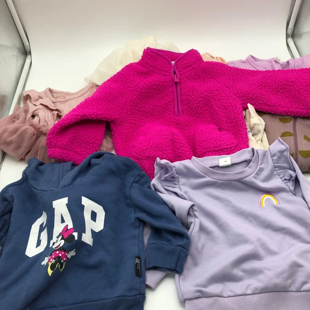 Baby Girls 12-18M Fall Winter Clothing BUNDLE Sweaters Pants Tops Mixed Lot